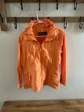 Eddie Bauer Orange Travex Hooded Jacket